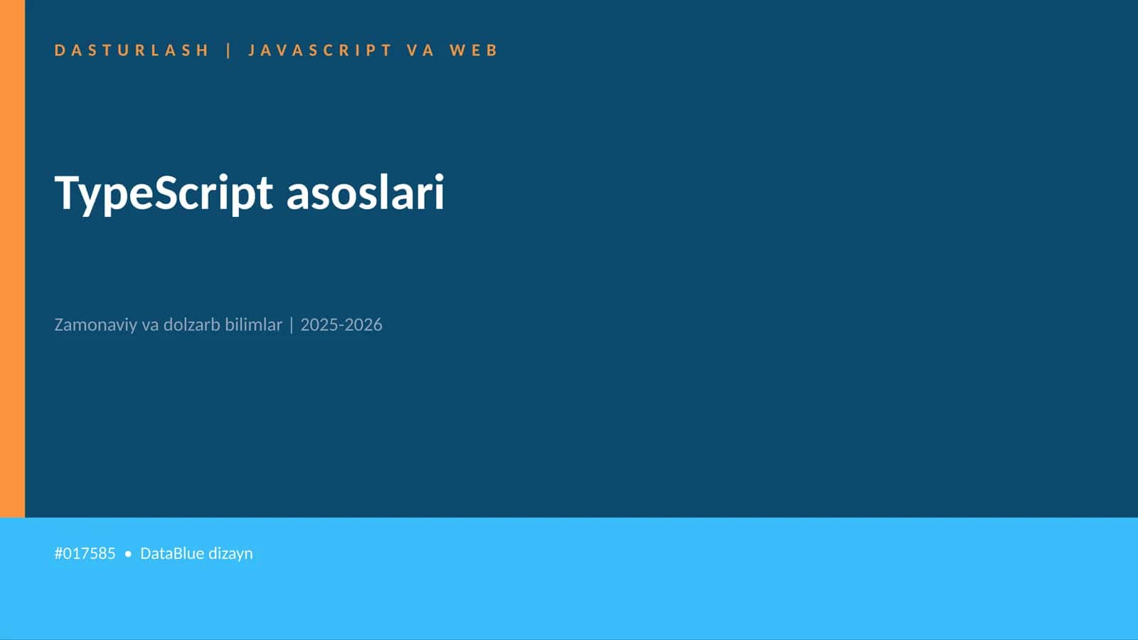 TypeScript asoslari