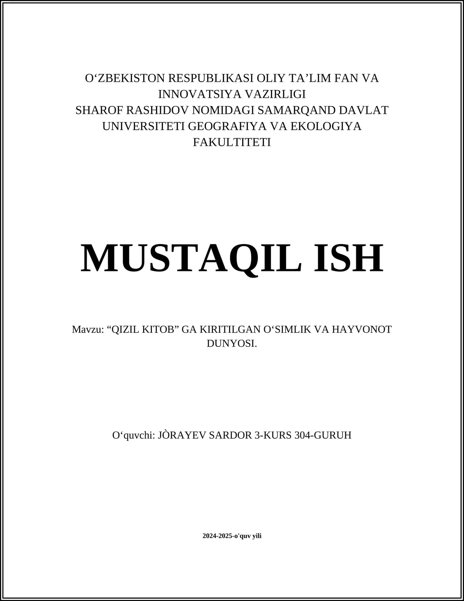 QIZIL KITOB