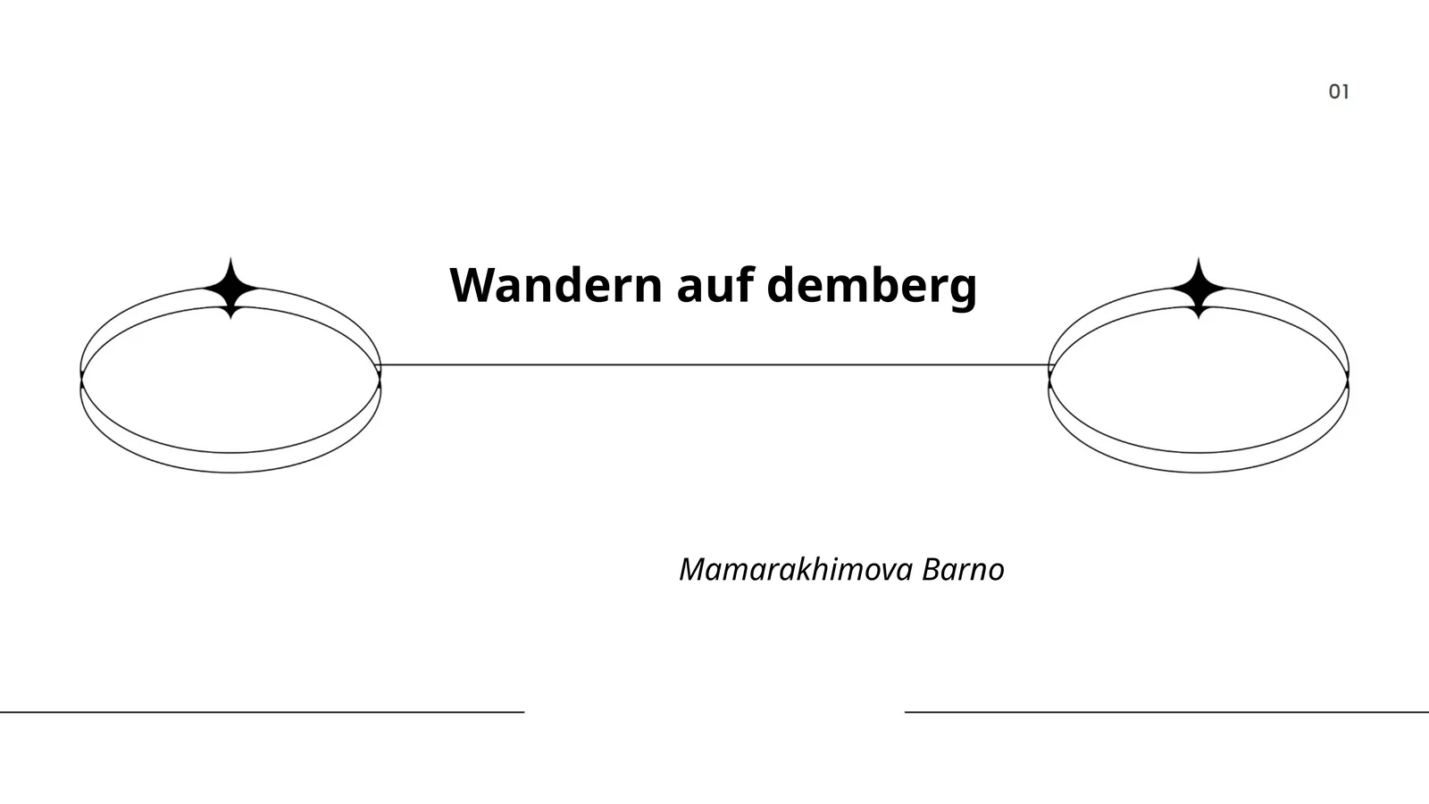 Wandern auf demberg