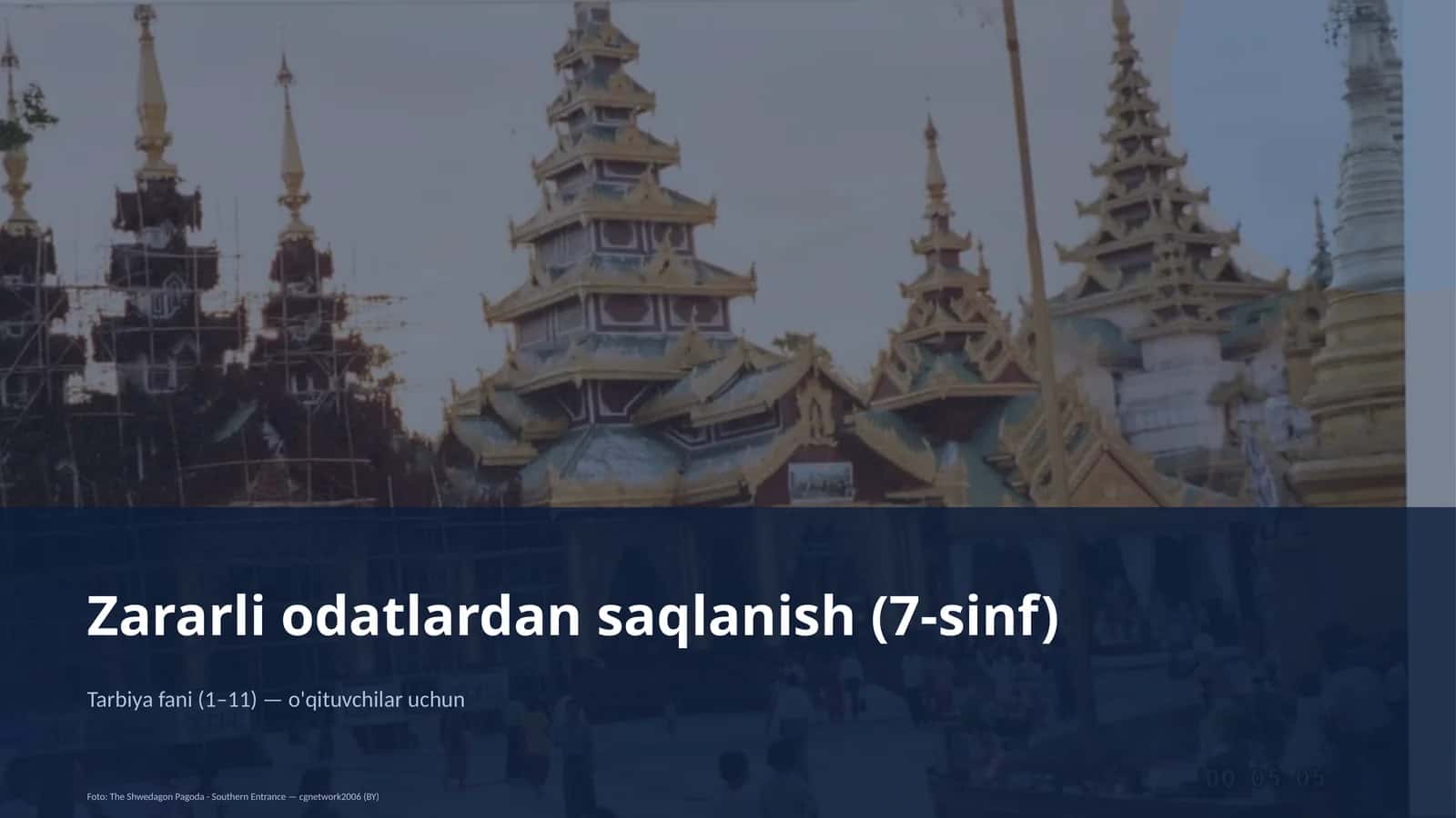 Zararli odatlardan saqlanish (7-sinf)