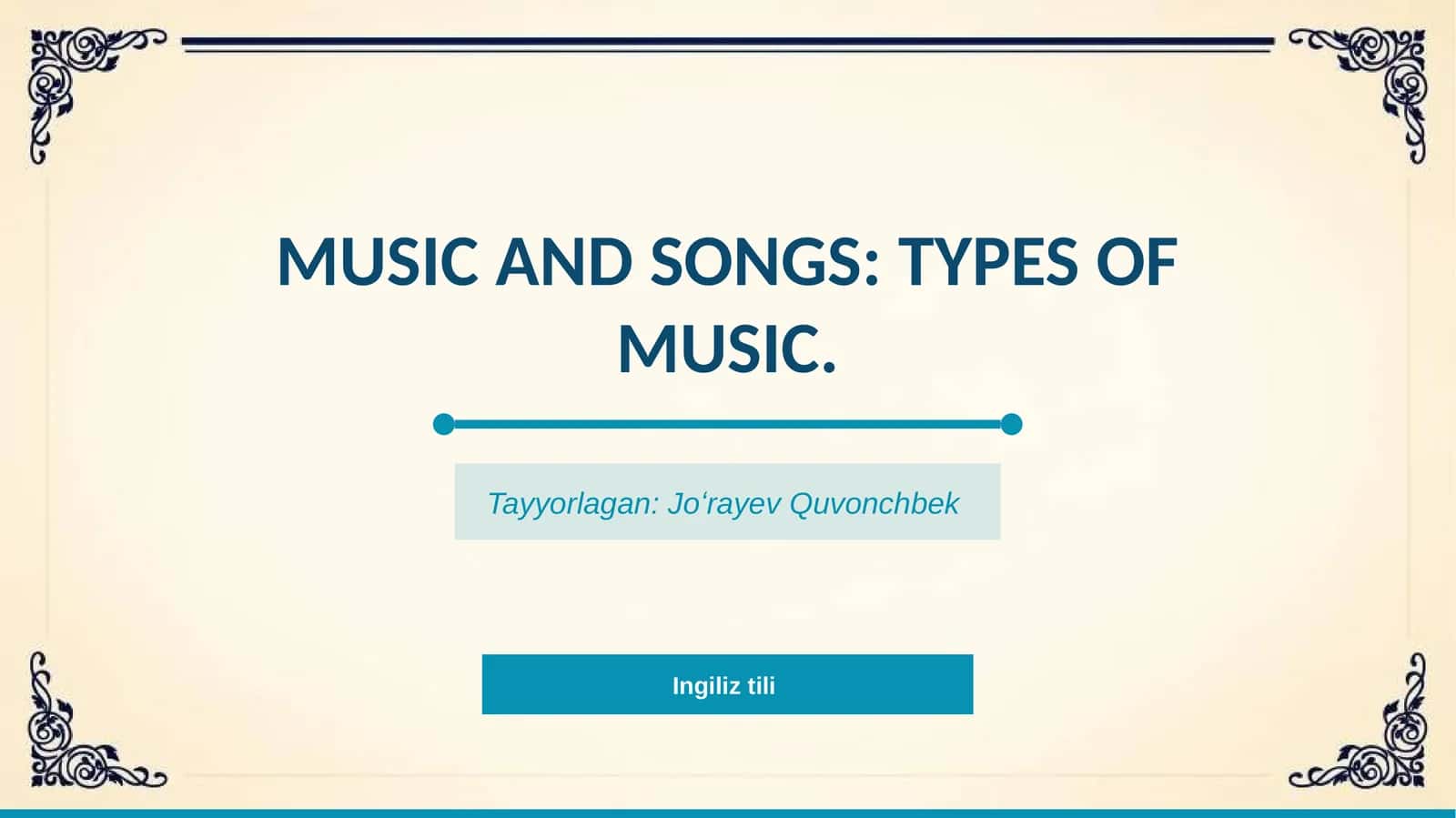 Types of Music