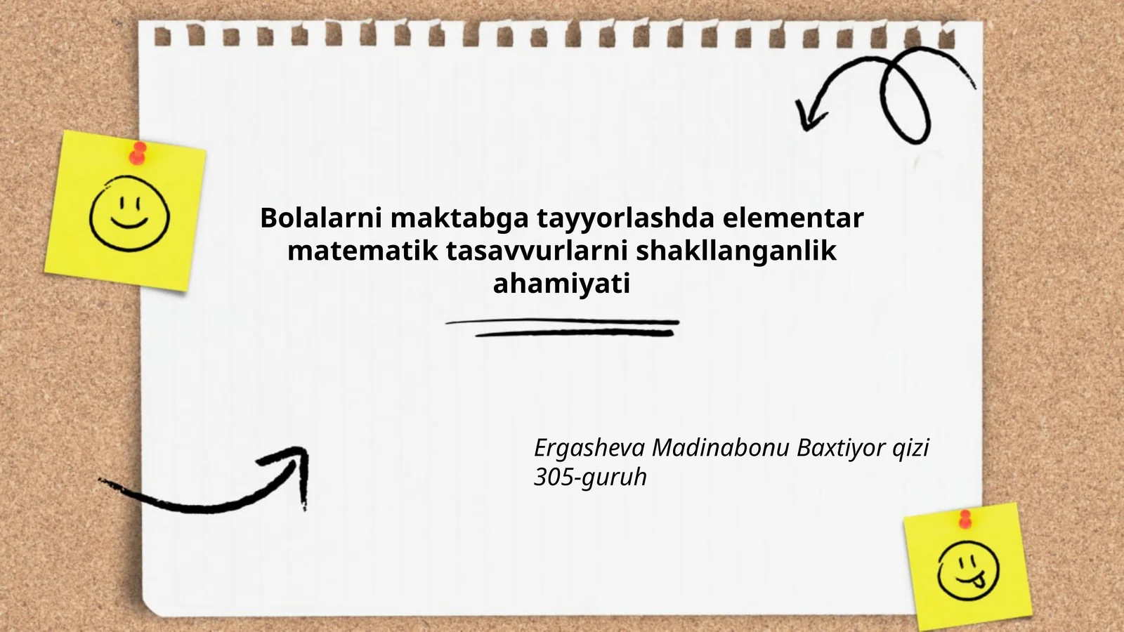 Bolalarni maktabga tayyorlashda elementar matematik tasavvurlarni shakllanganlik ahamiyati