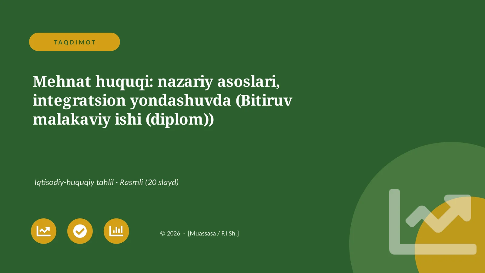 Mehnat huquqi: nazariy asoslari, integratsion yondashuvda (Bitiruv malakaviy ishi (diplom))