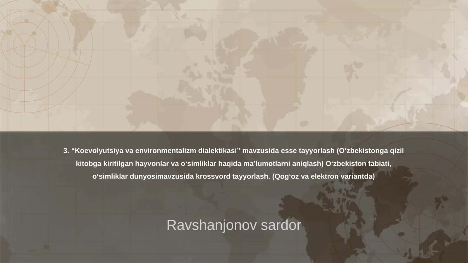 Koevolyutsiya va environmentalizm dialektikasi