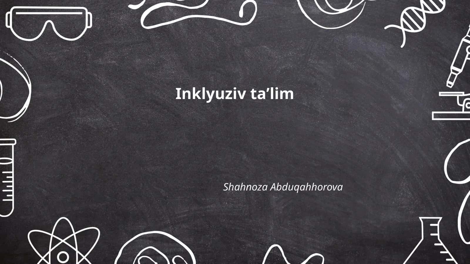 Inklyuziv taʼlim