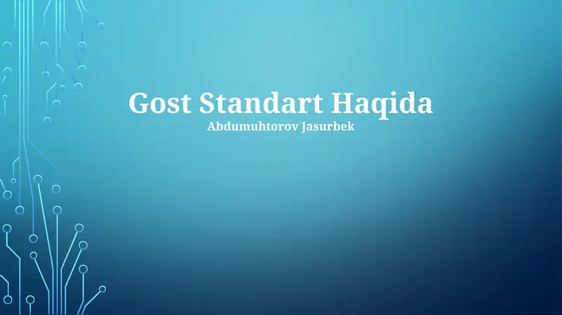 GOST Standartlari