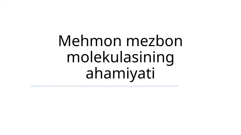Supermolekulyar Kimyo Asoslari