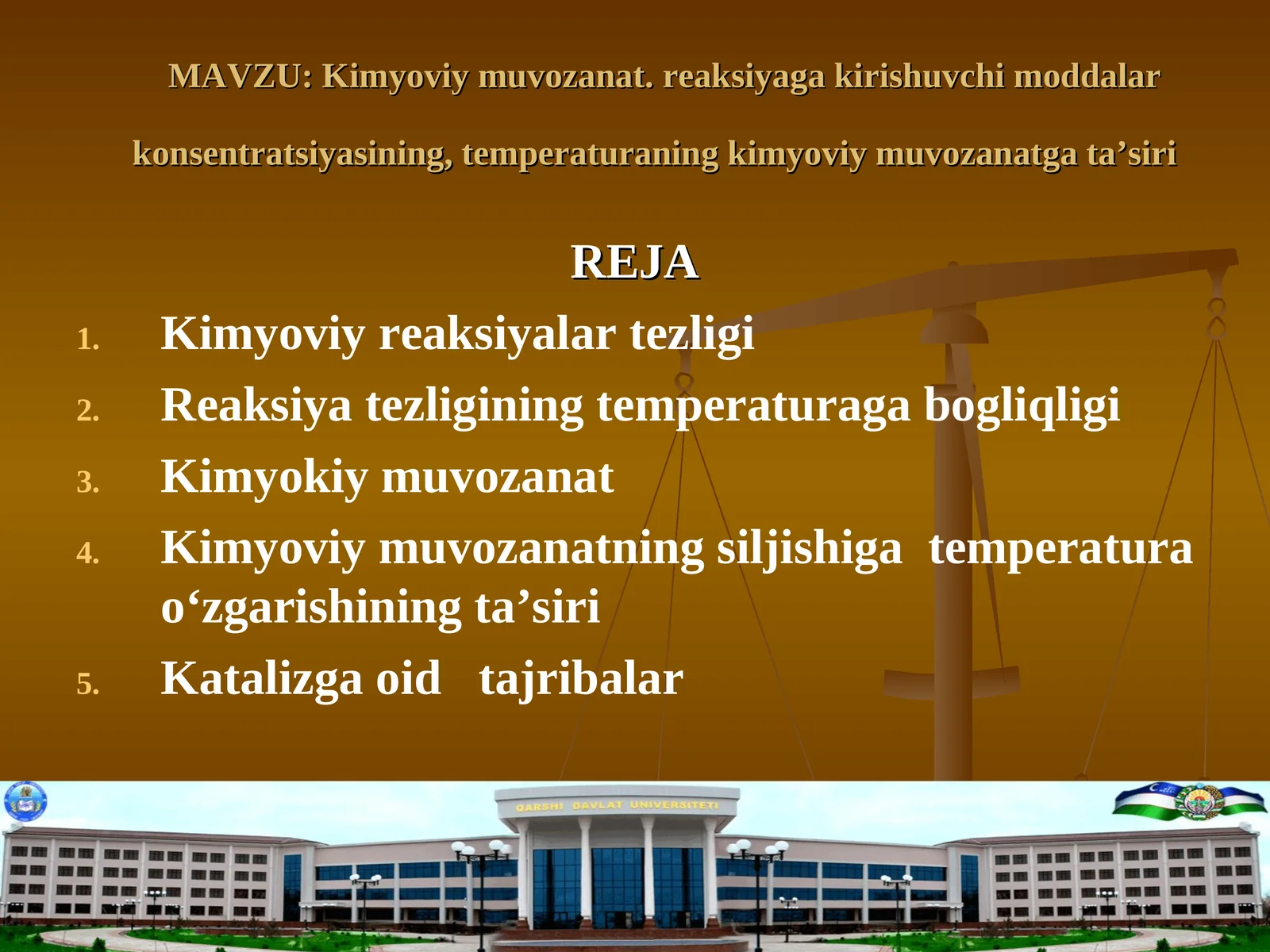 Kimyoviy muvozanat