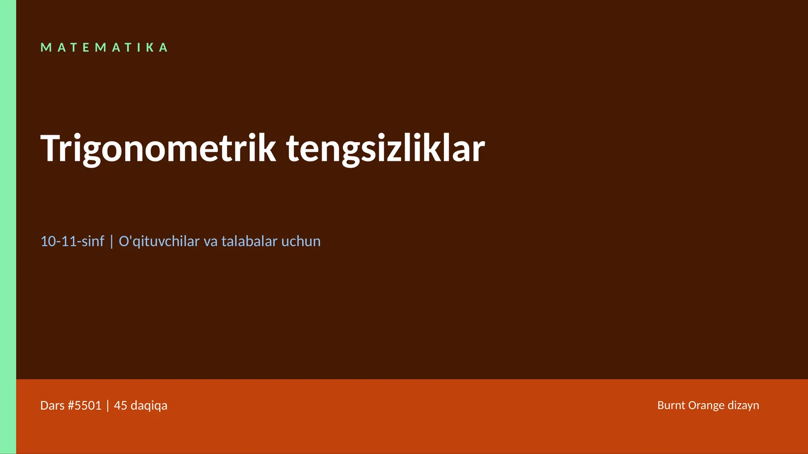 Trigonometrik tengsizliklar