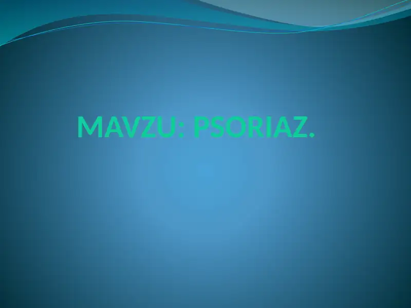 Psoriaz