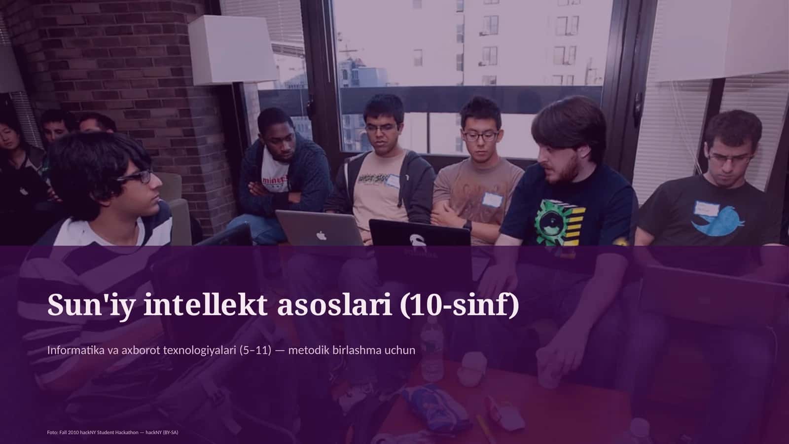 Sun'iy intellekt asoslari (10-sinf)