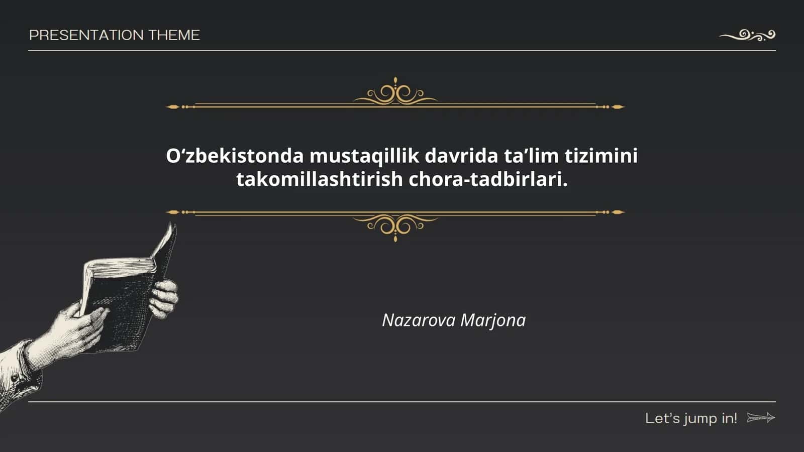 Oʻzbekistonda mustaqillik davrida taʼlim tizimini takomillashtirish chora-tadbirlari