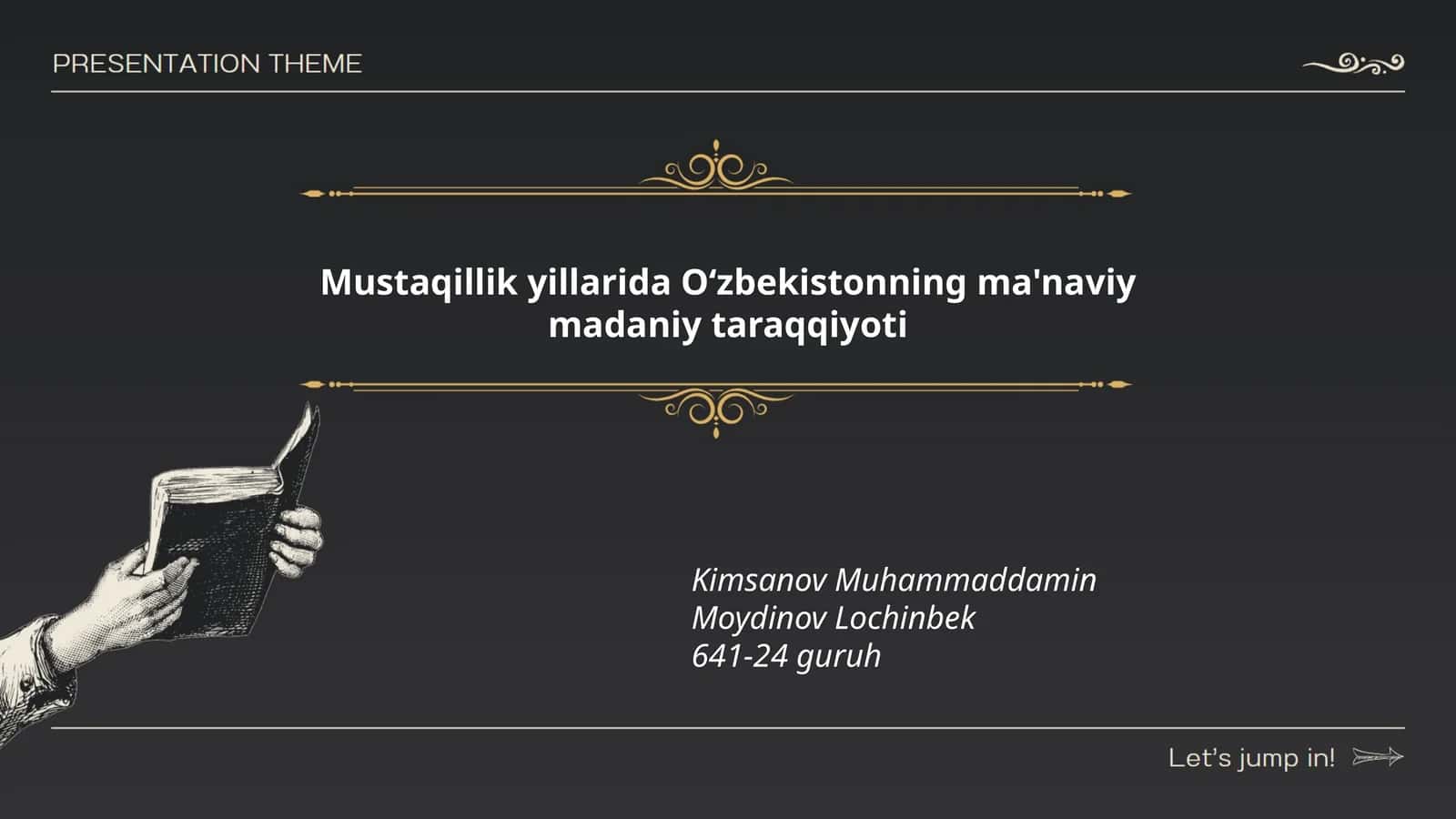 Mustaqillik yillarida Oʻzbekistonning ma'naviy madaniy taraqqiyoti
