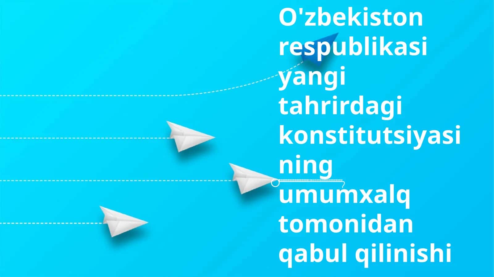 O'zbekiston respublikasi yangi tahrirdagi konstitutsiyasining umumxalq tomonidan qabul qilinishi