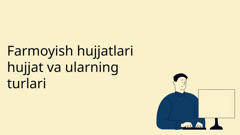 Farmoyish hujjatlari