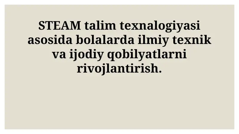 STEAM taʼlimi