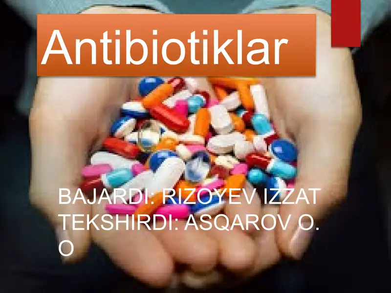 Antibiotiklar