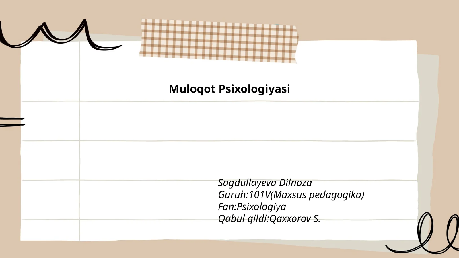 Muloqot Psixologiyasi