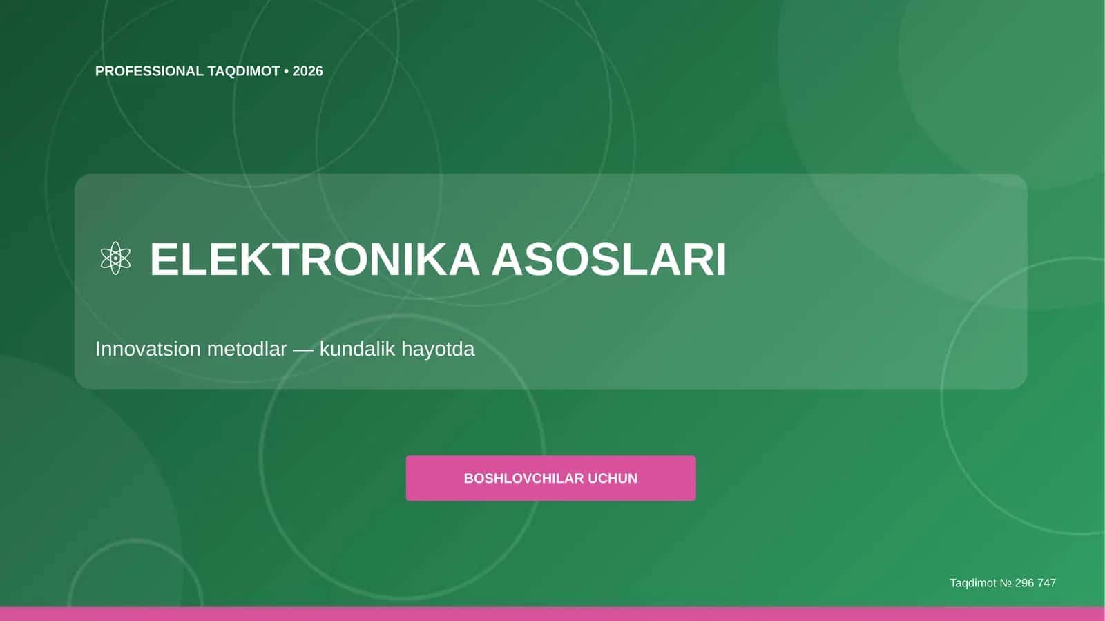 Elektronika asoslari: innovatsion metodlar (kundalik hayotda) [boshlovchilar uchun]