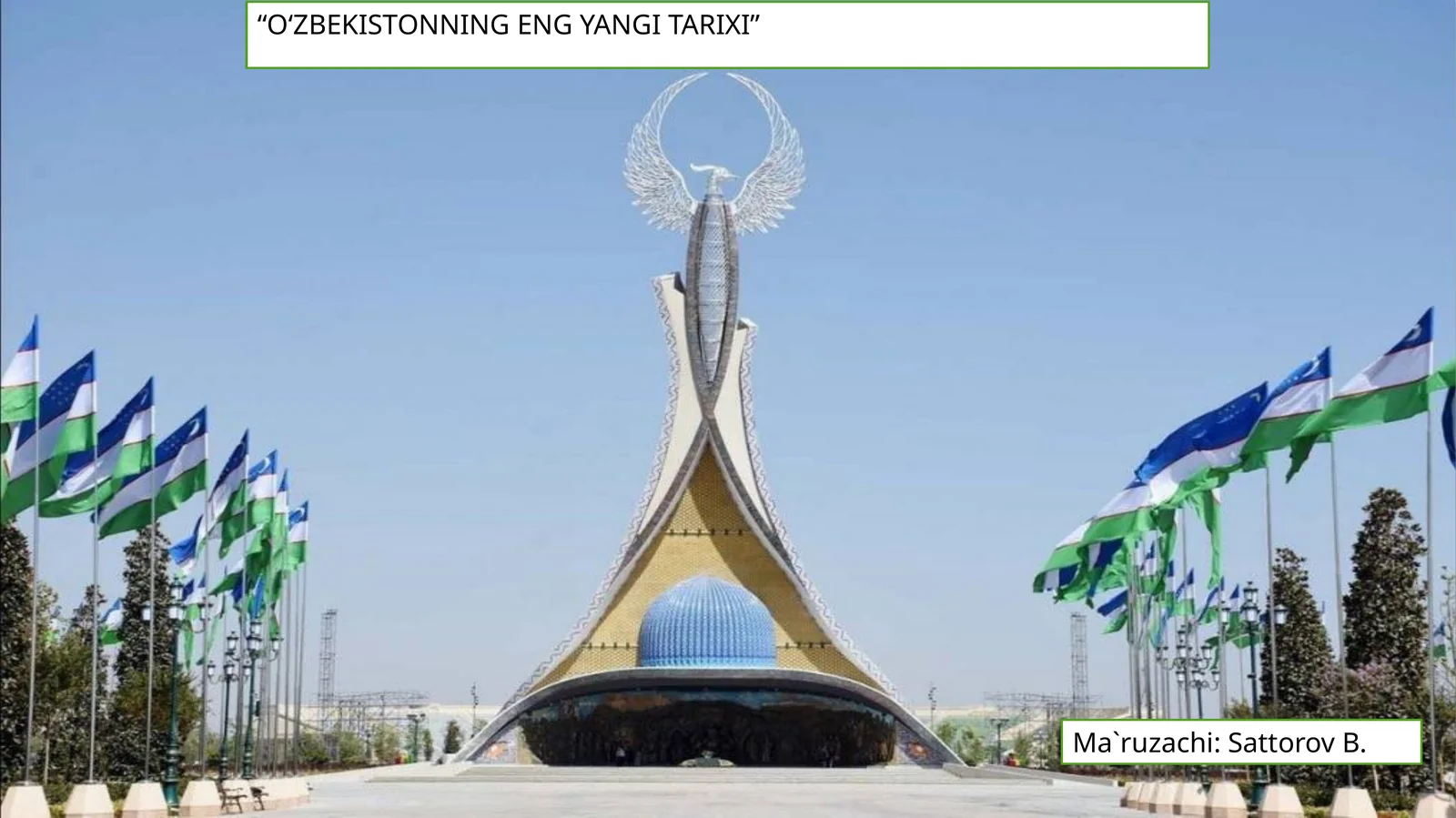 Oʻzbekistonning eng yangi tarixi