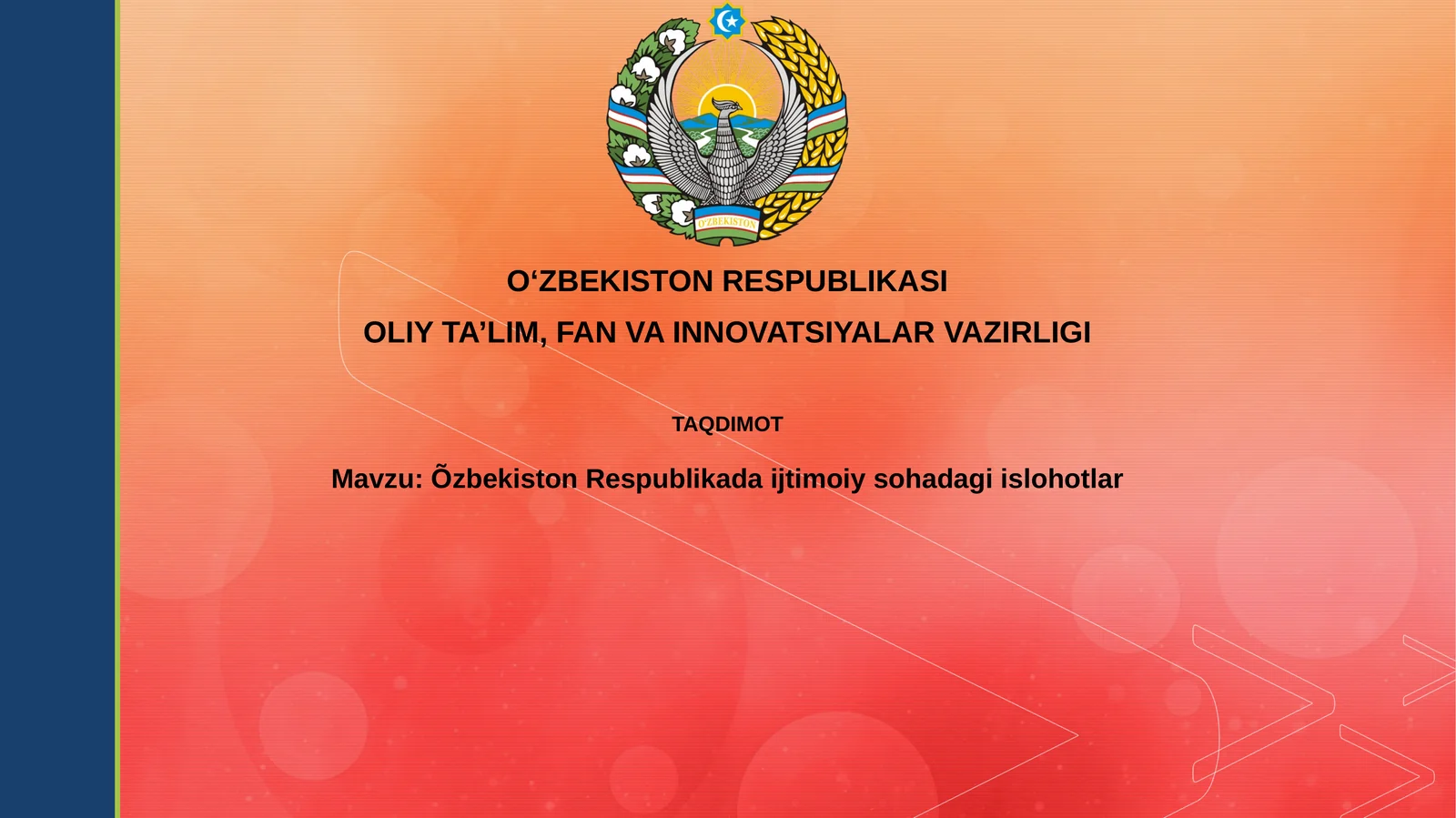 Ijtimoiy islohotlar tarixi
