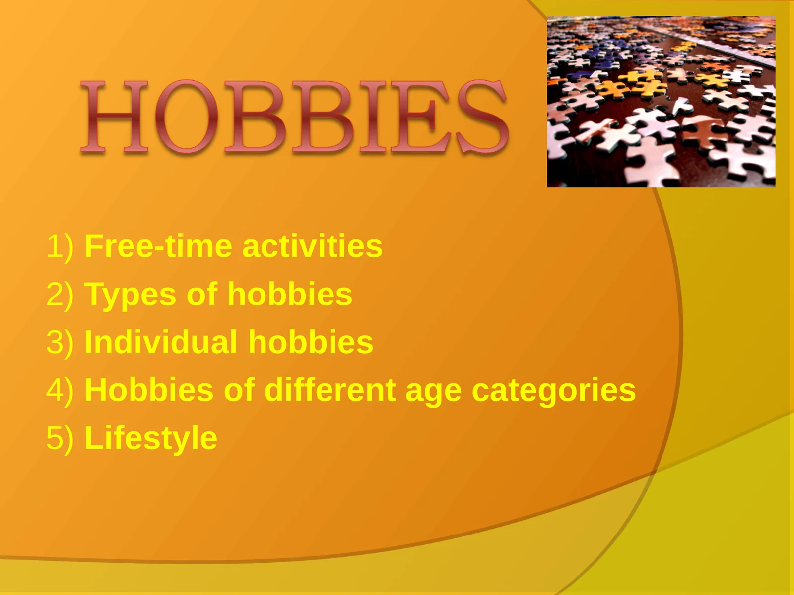 Free-time activities