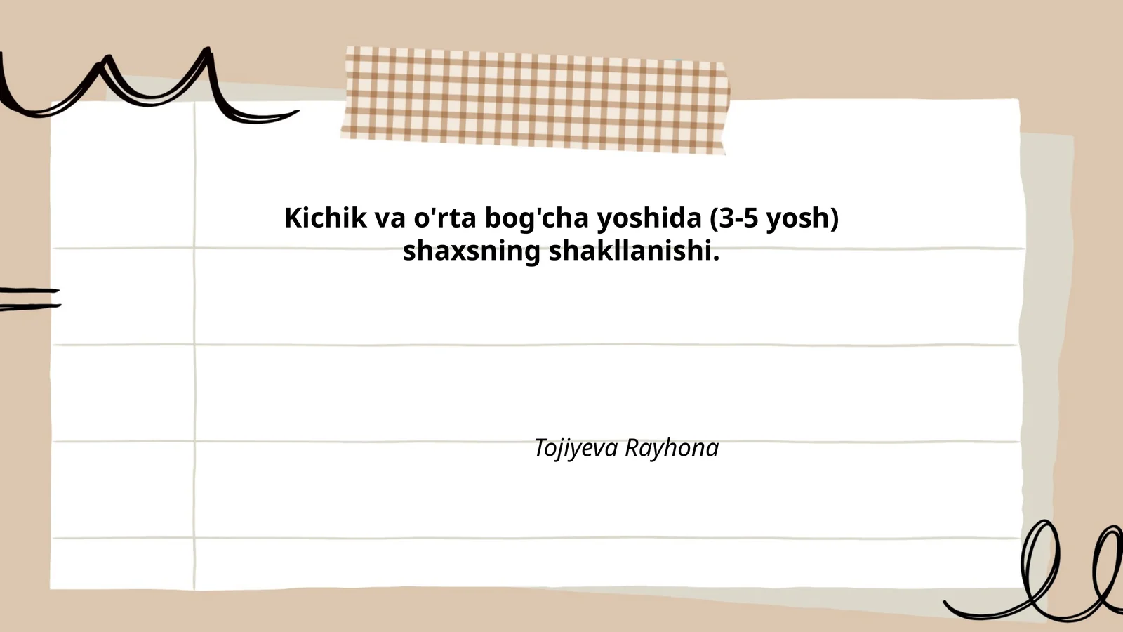 Bolaning harakat faolligi