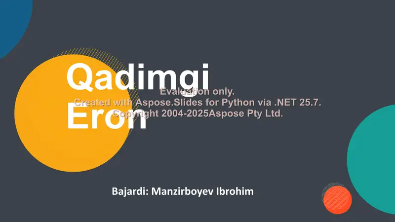 Qadimgi Eron