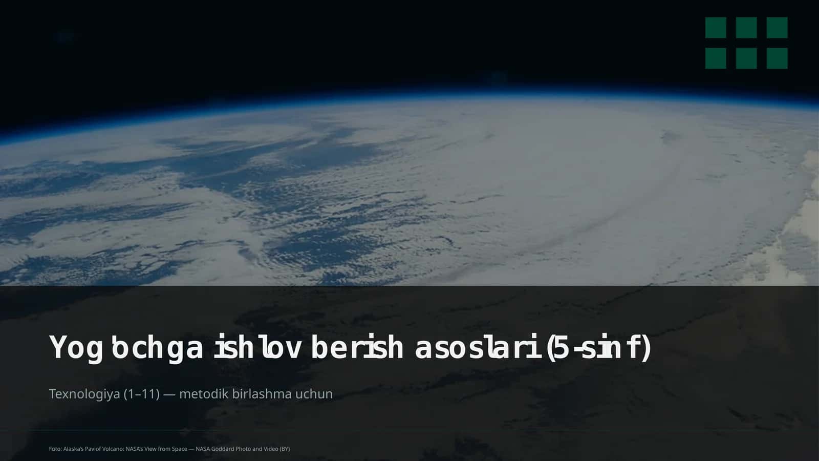 Yog'ochga ishlov berish asoslari (5-sinf)