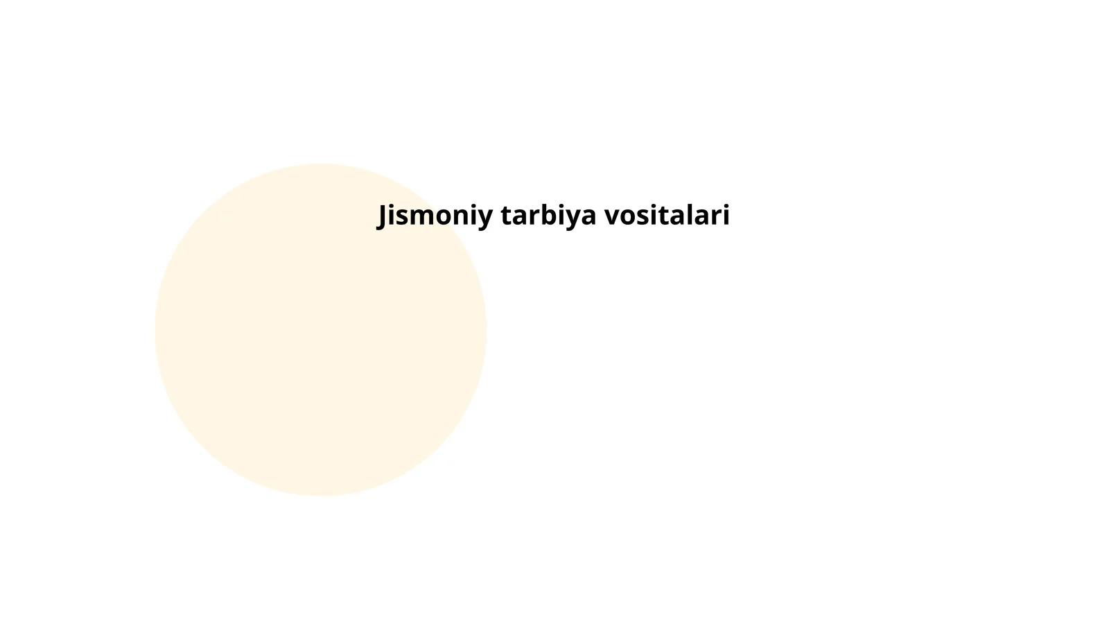 Jismoniy tarbiya vositalari