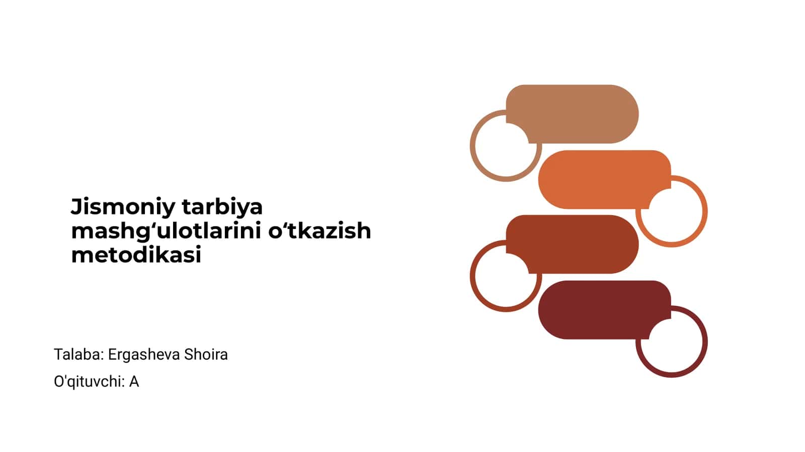 Jismoniy tarbiya mashgʻulotlarini oʻtkazish metodikasi