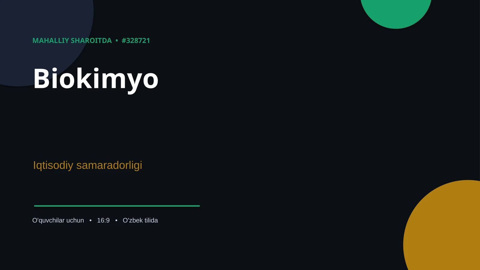 Biokimyo