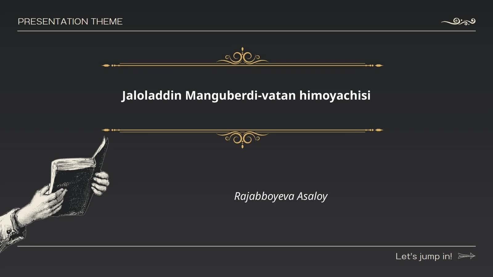 Jaloladdin Manguberdi-vatan himoyachisi