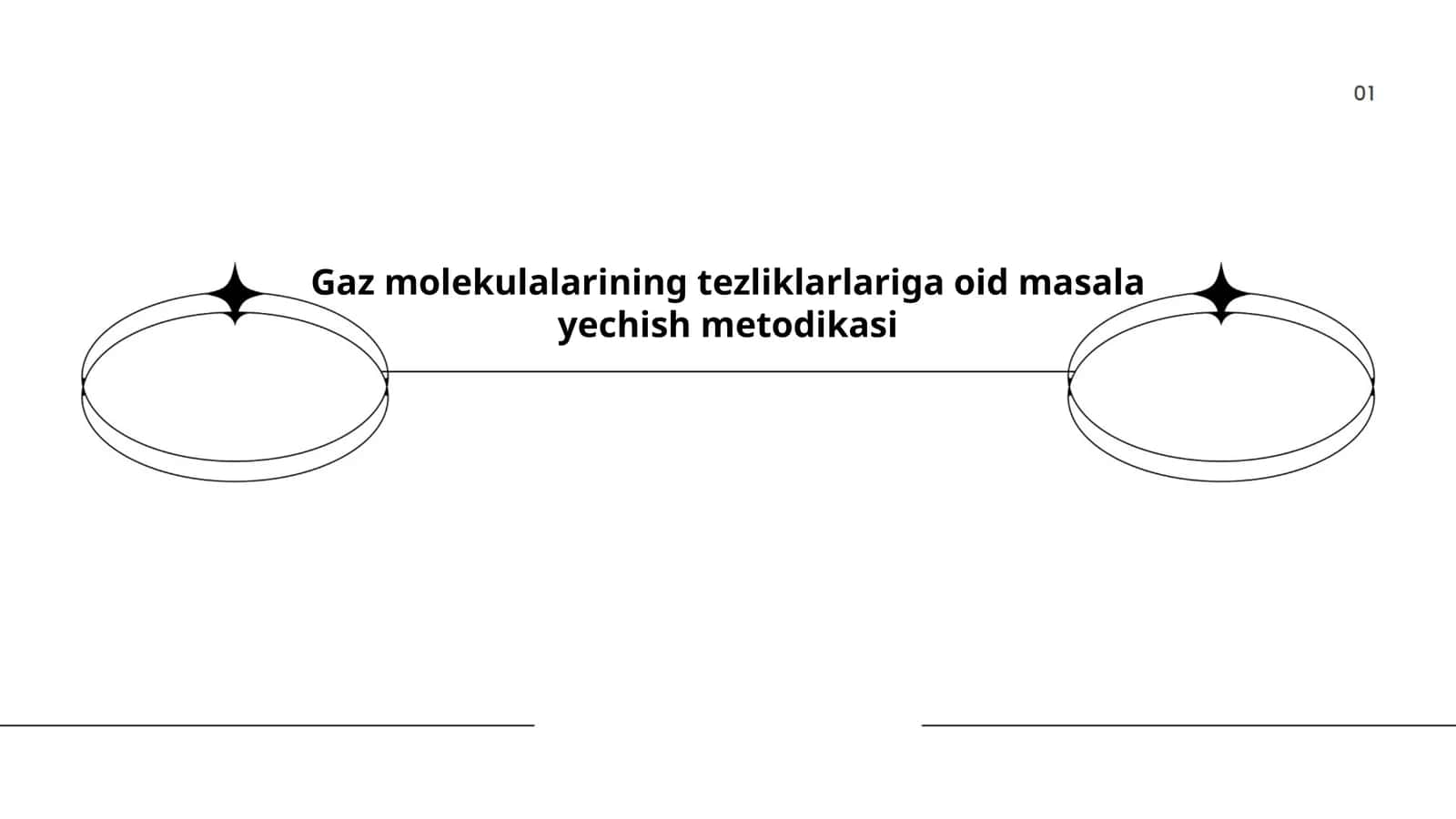 Gaz molekulalarining tezliklarlariga oid masala yechish metodikasi