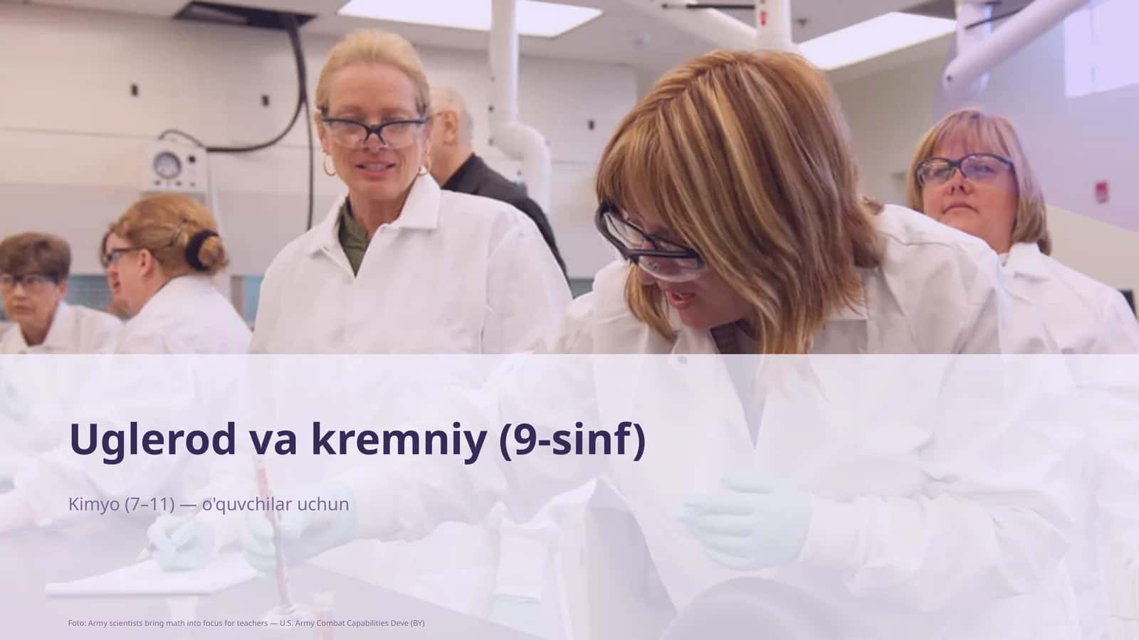 Uglerod va kremniy (9-sinf)