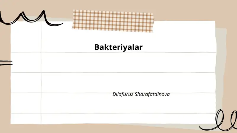 Bakteriyalar