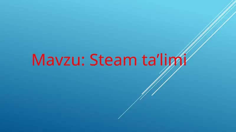 Steamta’limi