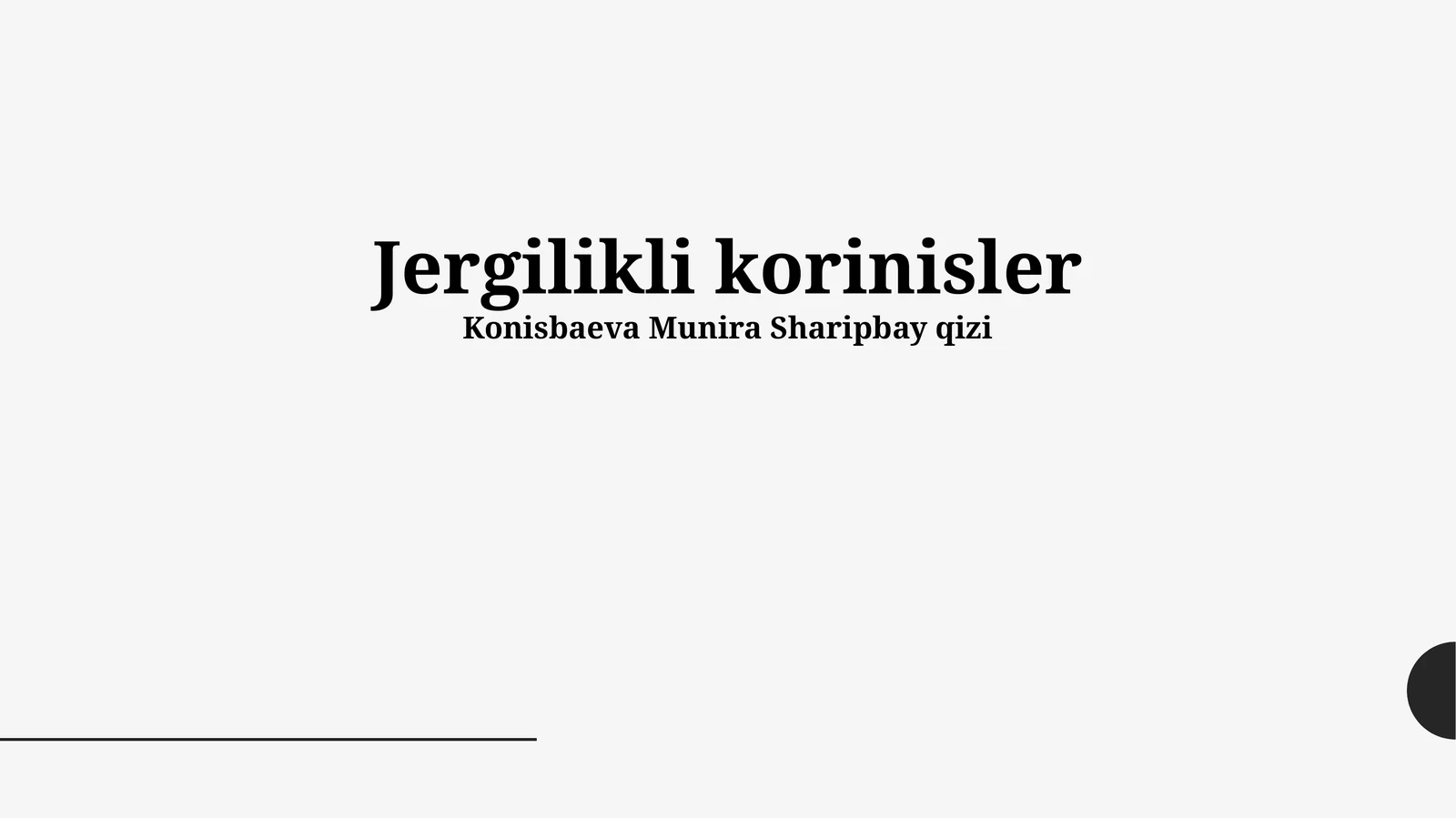 Jergilikli korinisler