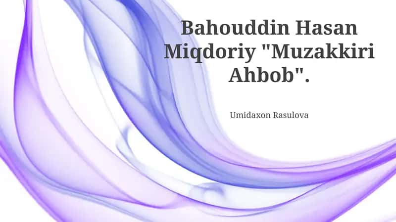 Muzakkiri Ahbob