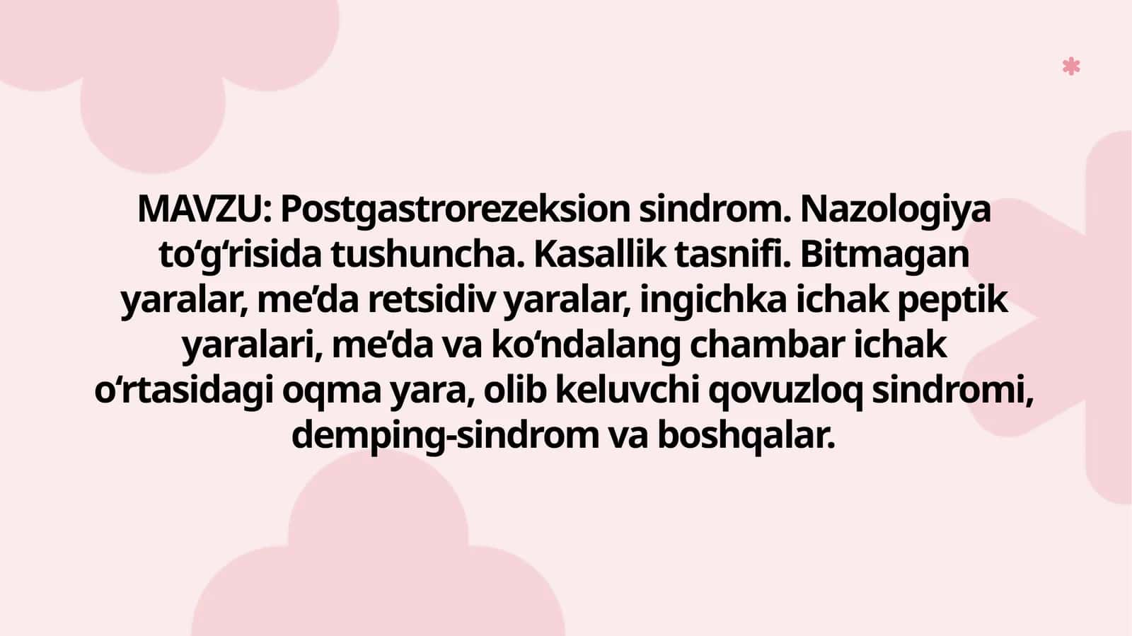 Postgastrorezeksion sindrom