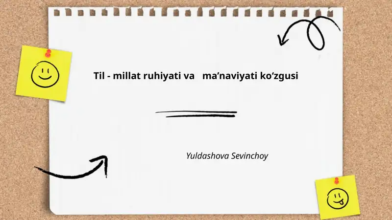 Til - millat ruhiyati va ma’naviyati ko‘zgusi