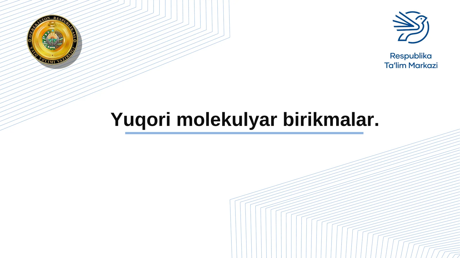 Yuqori molekulyar birikmalar
