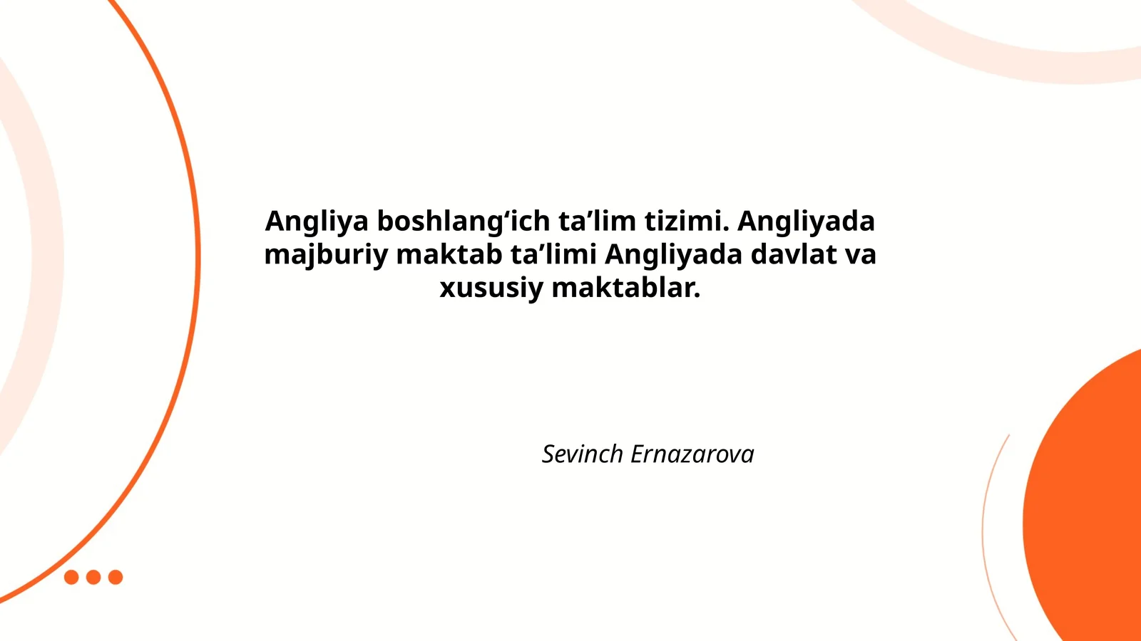 Angliya boshlangʻich taʼlim tizimi