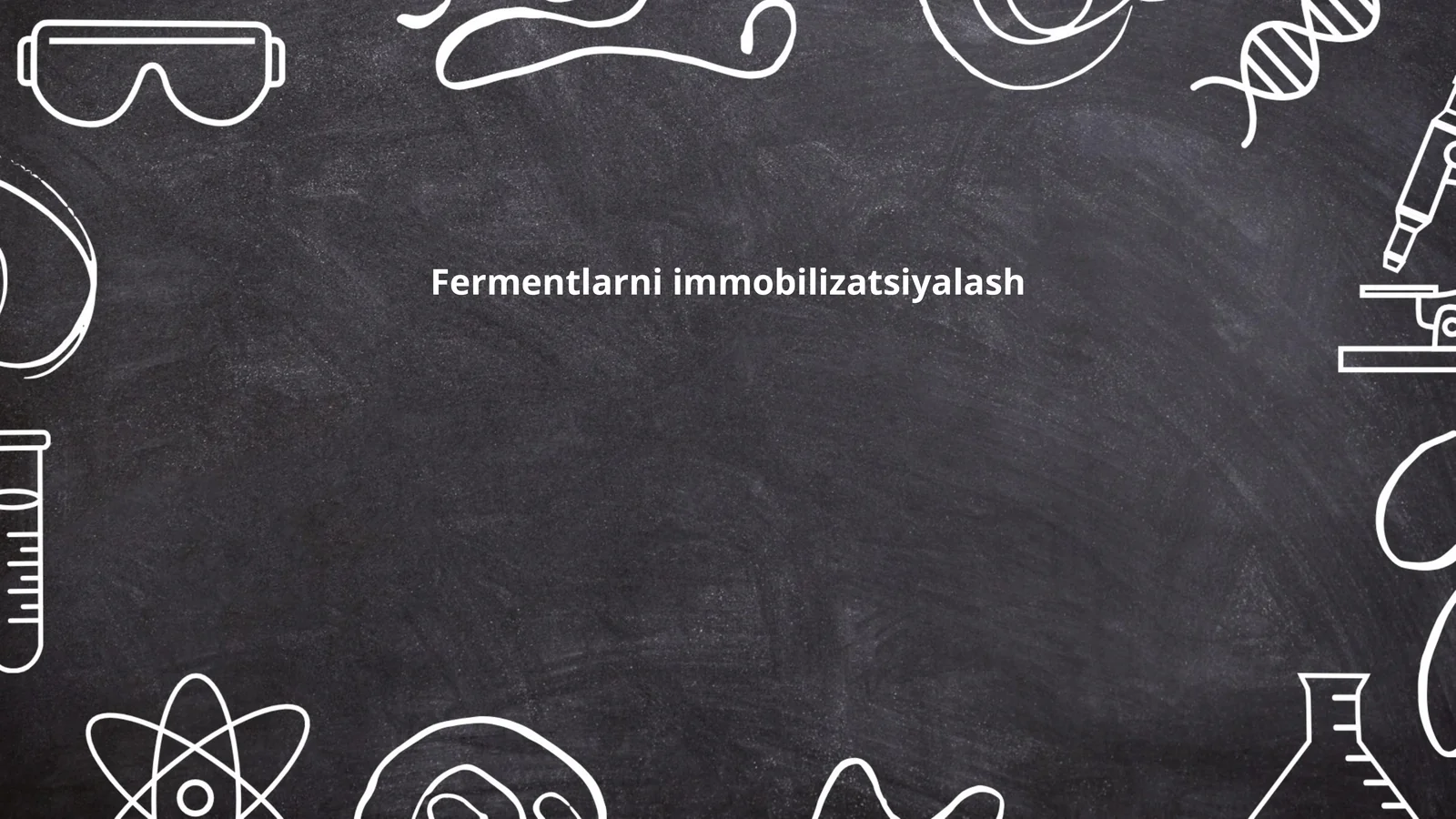 Fermentlarni Immobilizatsiyalash