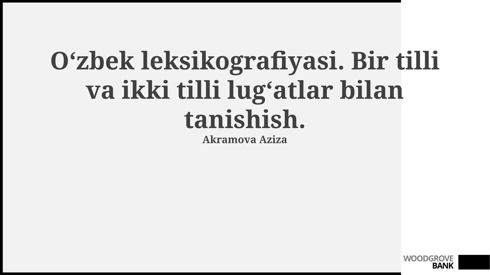 Oʻzbek leksikografiyasi