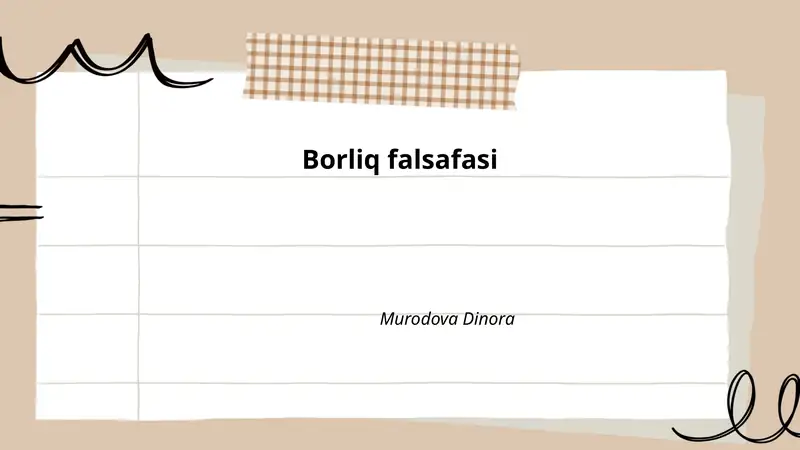 Borliq falsafasi