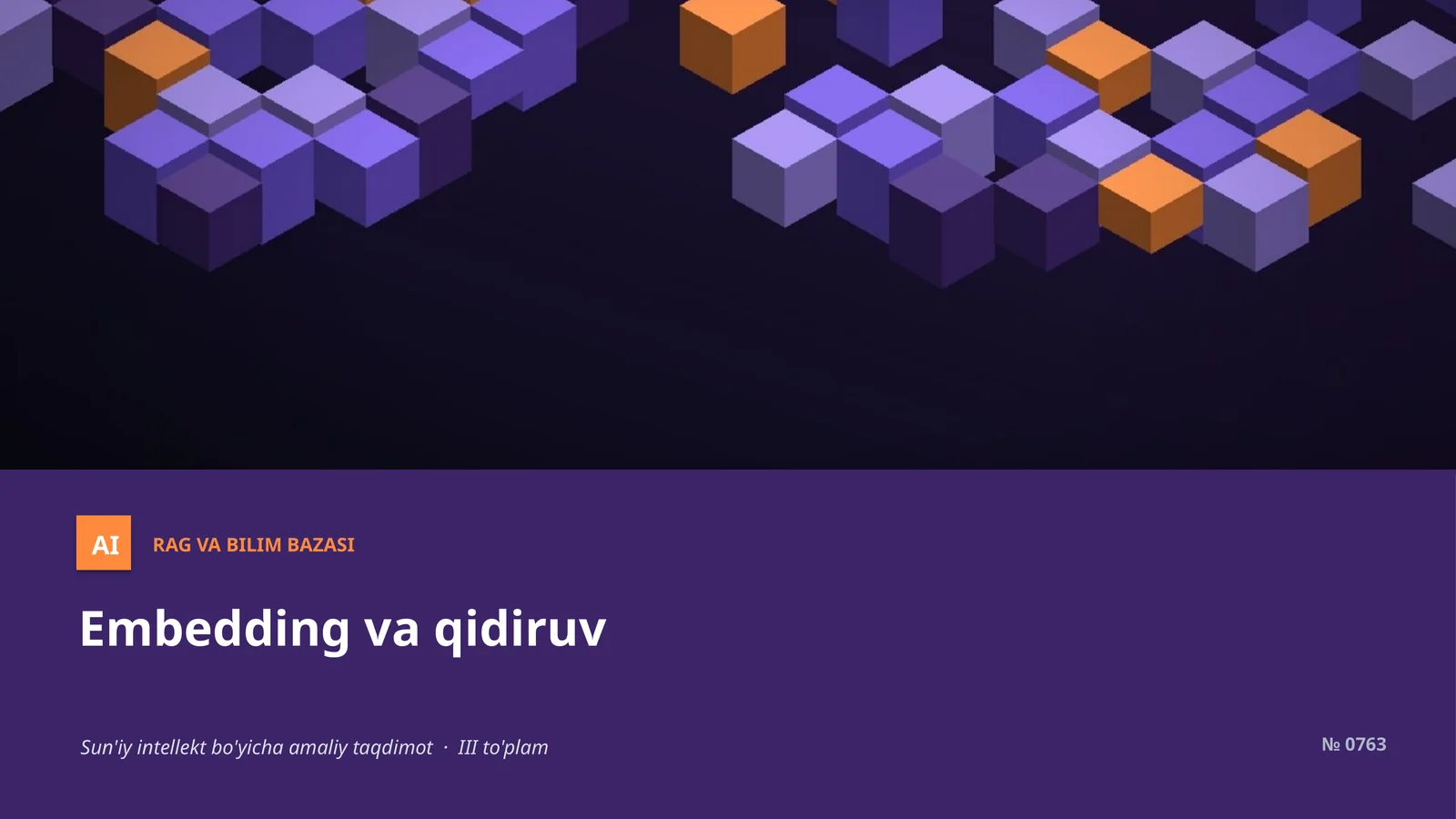 RAG VA BILIM BAZASI