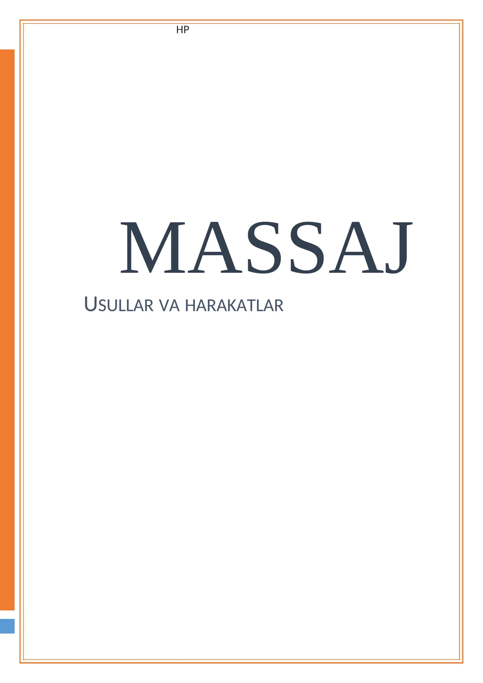 Umumiy massaj kitobi
