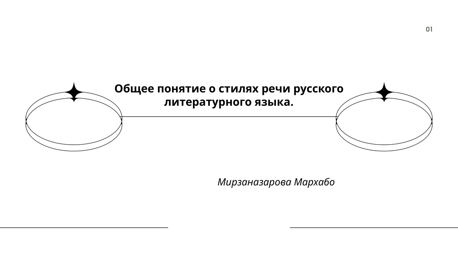 Общее понятие о стилях речи русского литературного языка