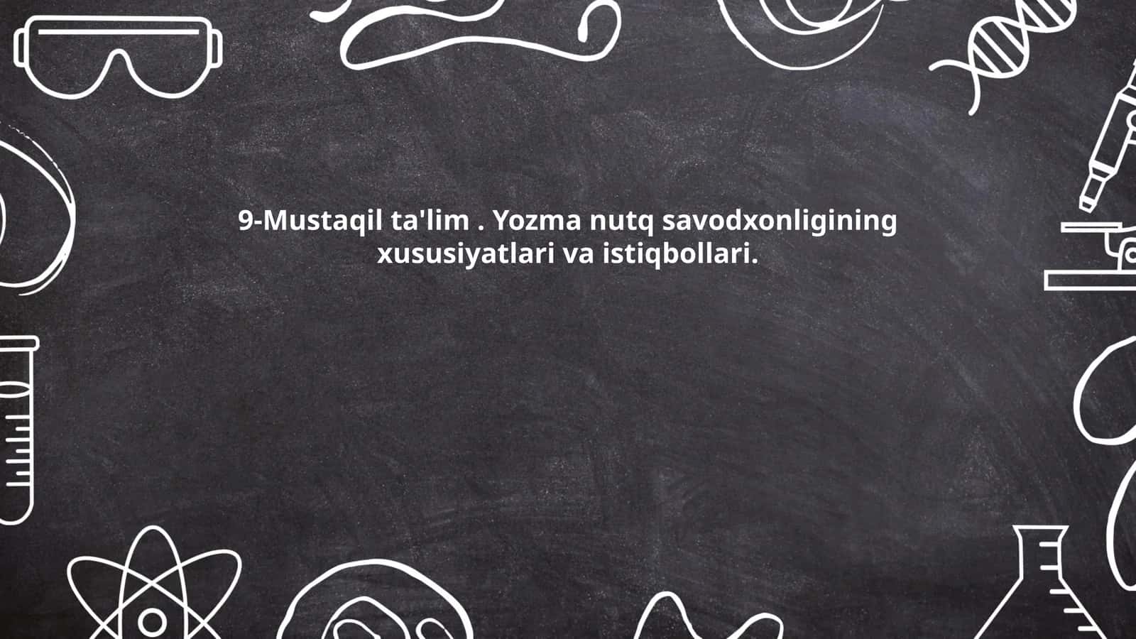 Shahrisabiz davlat pedagogikasi O'zbek tili adabiyoti yo'nalishi 3- kurs talabasi Kamariddinova Layloning Xalqaro baholash asoslari fanidan mustaqil ta'lim taqdimot